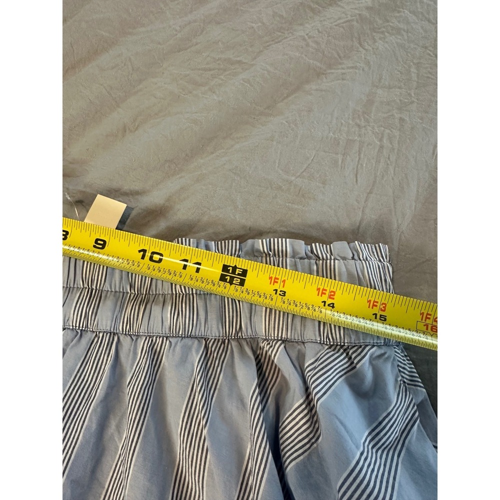 Aerie boxer skort striped white Waist Large NWT - Picture 6 of 9